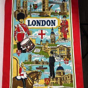 LONDON England  Tea Towel